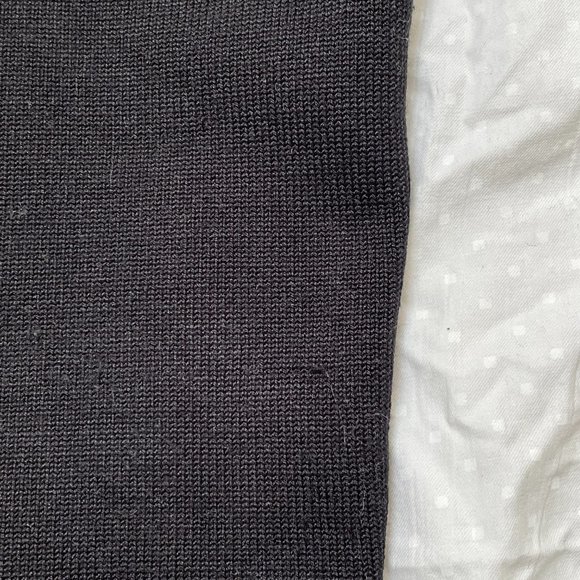 Black Silk Beaded Sweater - Picture 8 of 10